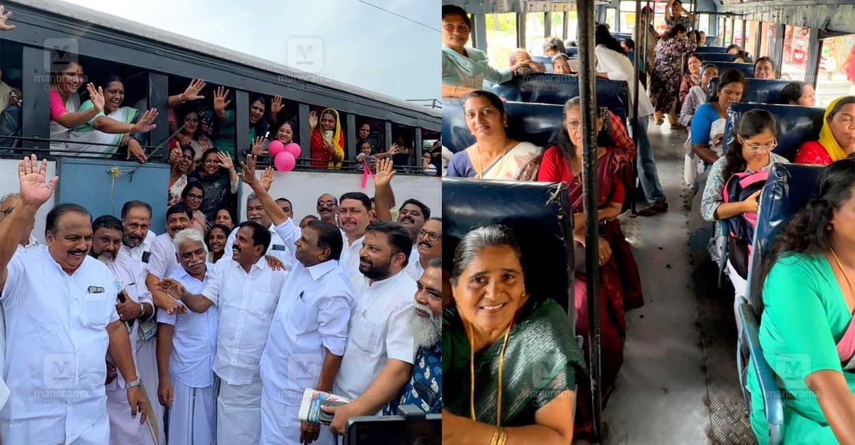 ഡബിൾ ബെല്ലടിച്ച് ജയലക്ഷ്മി, ആദ്യ ഓട്ടം കുമരകം വഴി ചേർത്തലയ്ക്ക്; കോട്ടയത്ത് ത്രില്ലടിച്ച് വനിതകൾ