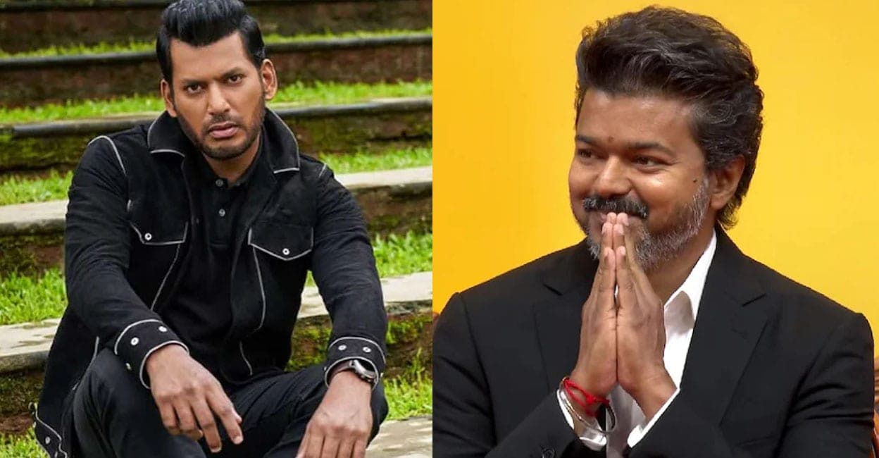 ‘തരംതാഴ്ത്തി പറയുകയല്ല, പ്രശ്നങ്ങൾ നേരിട്ടറിയുന്ന ഒരാൾ വരണം’; വിജയിന്റെ വകുപ്പ് വിഭജനത്തിനെതിരെ നടൻ വിശാൽ